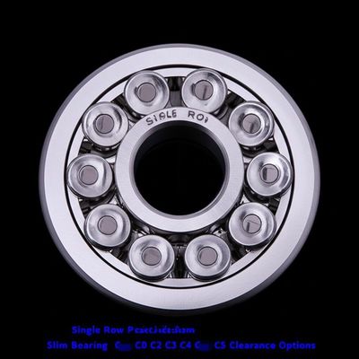 C0 C2 C3 C4 C5 क्लियरेंस विकल्पों के साथ एकल पंक्ति परिशुद्धता स्लिम असर